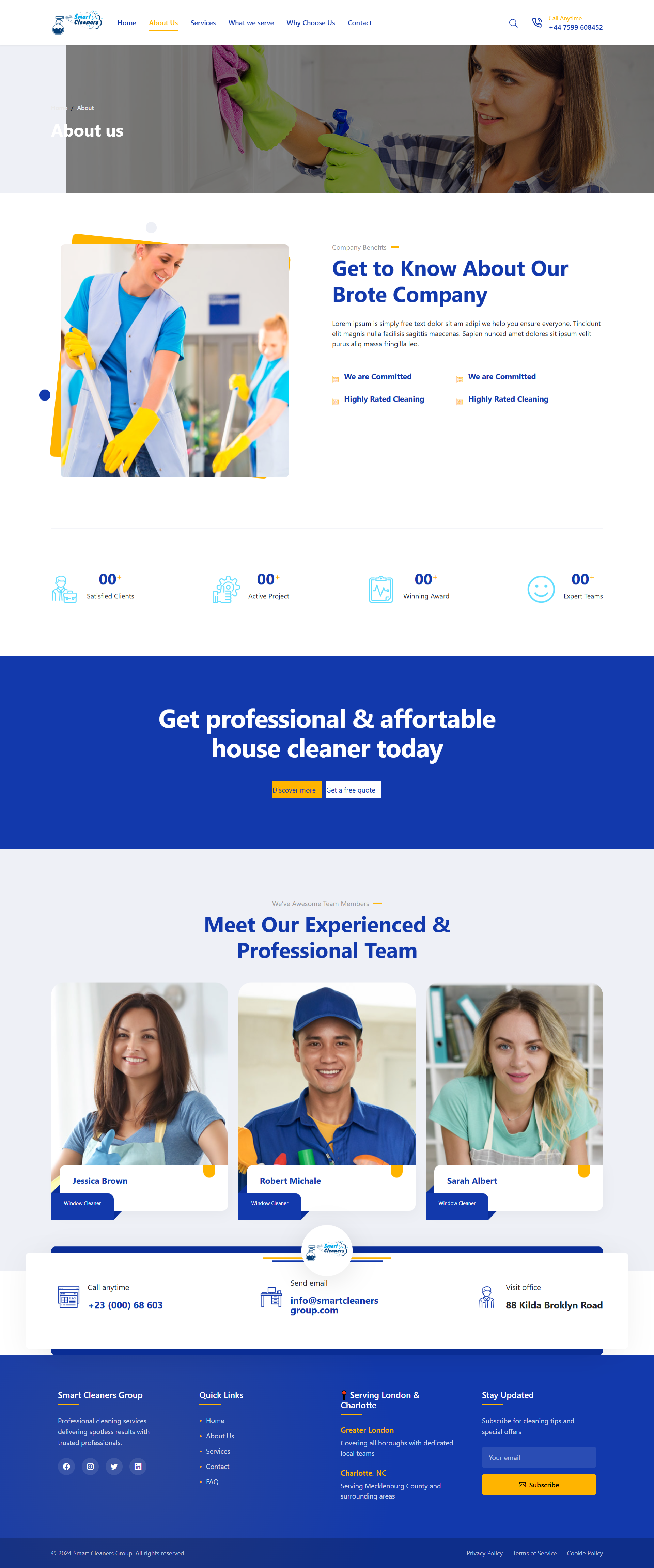 Smart Cleaners About