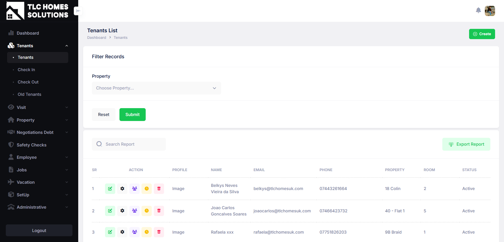TLC Home Solution Tenant